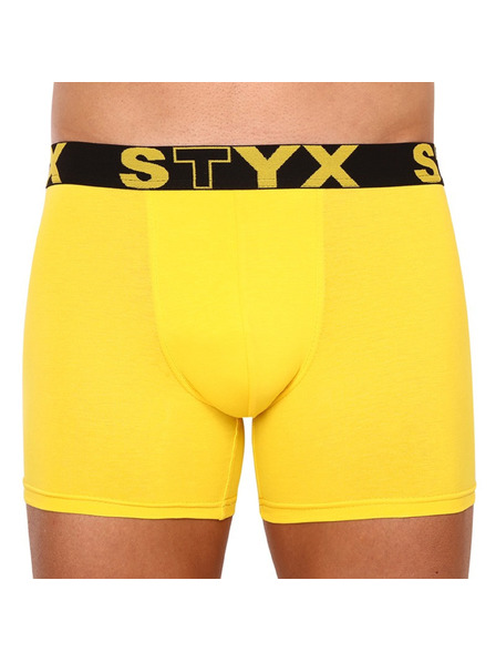 Styx Styx long férfi boxer sportgumival sárga