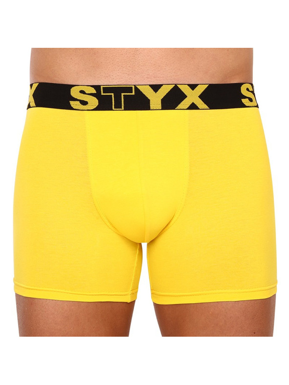 Styx Styx long férfi boxer sportgumival sárga