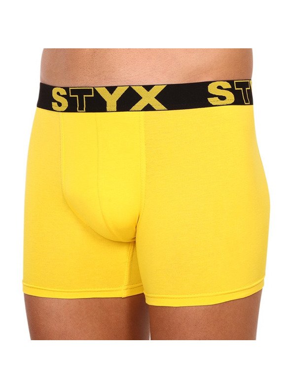 Styx Styx long férfi boxer sportgumival sárga