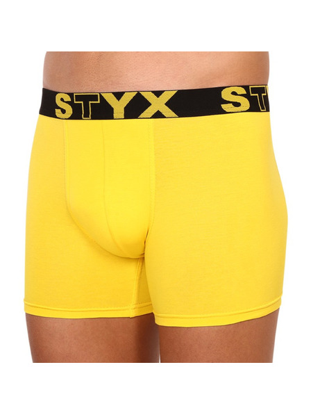 Styx Styx long férfi boxer sportgumival sárga