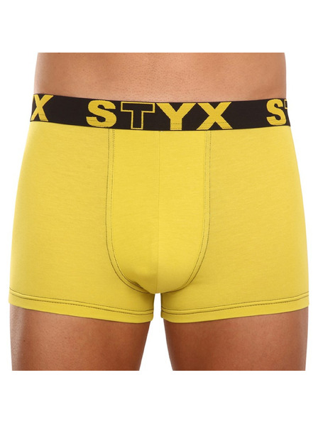 Styx Styx férfi boxer sportgumival zöldessárga