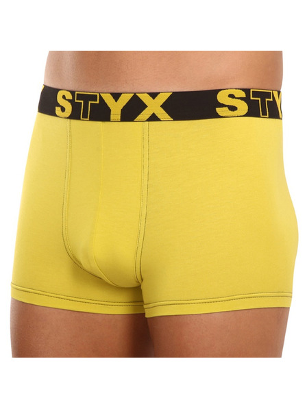 Styx Styx férfi boxer sportgumival zöldessárga