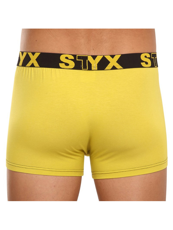 Styx Styx férfi boxer sportgumival zöldessárga