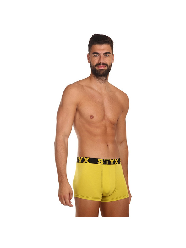 Styx Styx férfi boxer sportgumival zöldessárga