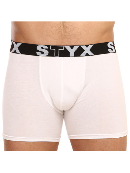 Styx Styx long férfi boxer sportgumival fehér