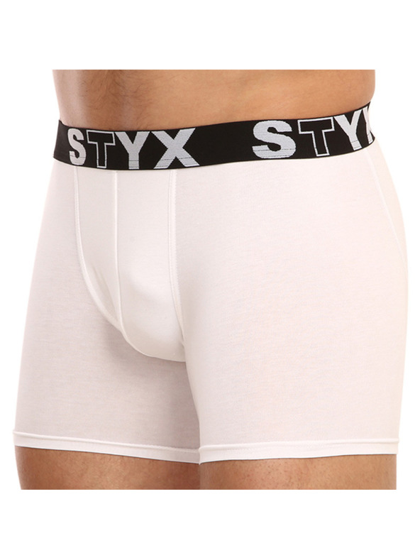 Styx Styx long férfi boxer sportgumival fehér