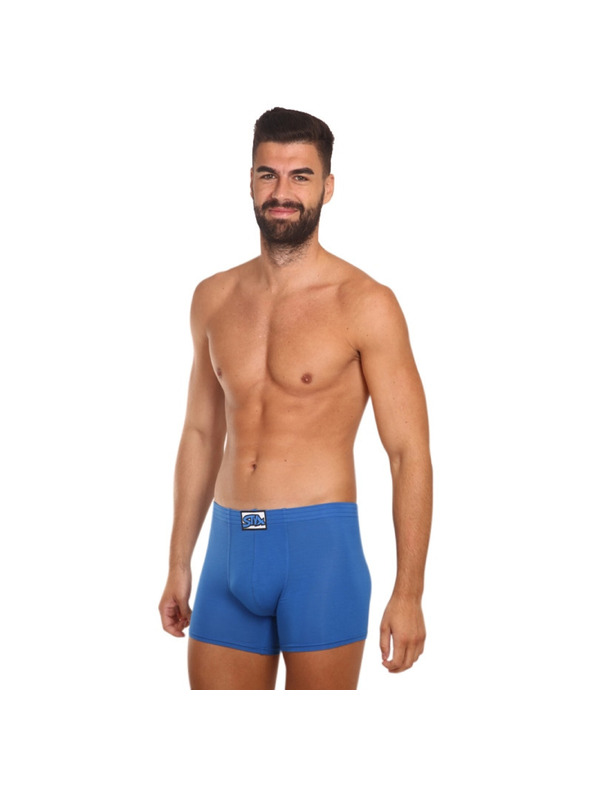 Styx Styx long férfi boxer klasszikus gumival kék