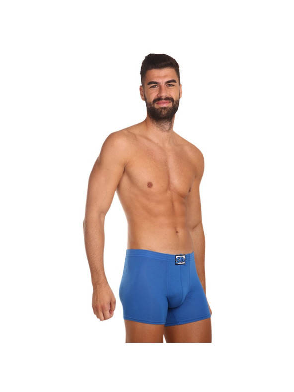 Styx Styx long férfi boxer klasszikus gumival kék