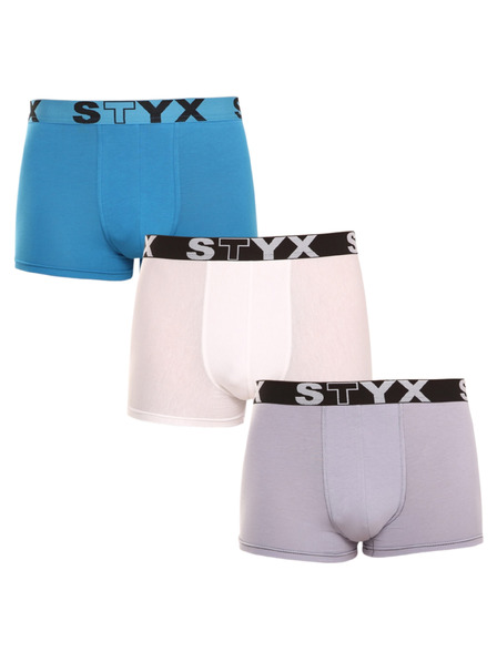 Styx Három darabos készlet - férfi boxeralsó Styx sport elasztikus többszínű Styx sport többszínű