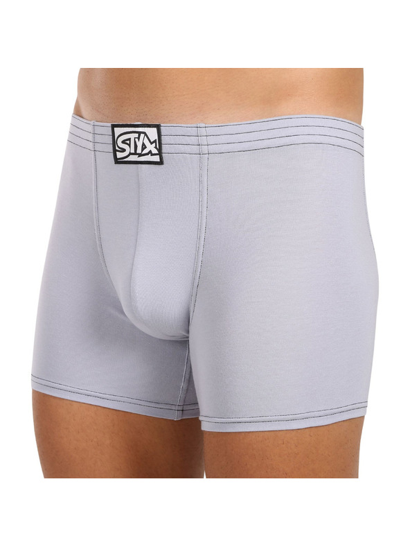 Styx Styx hosszú klasszikus férfi boxeralsó világosszürke
