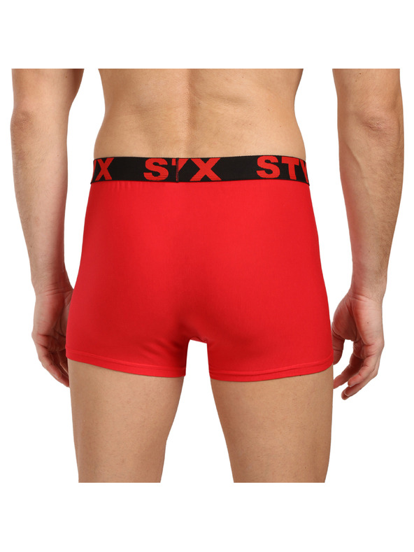 Styx Styx férfi boxer sportgumival piros