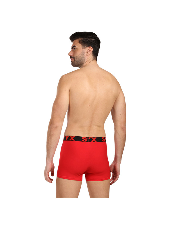 Styx Styx férfi boxer sportgumival piros