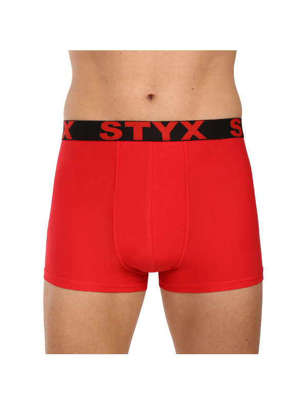 Styx Styx férfi boxer sportgumival piros