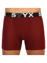 Styx Styx long férfi boxer sportgumival bordó