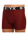 Styx Styx long férfi boxer sportgumival bordó