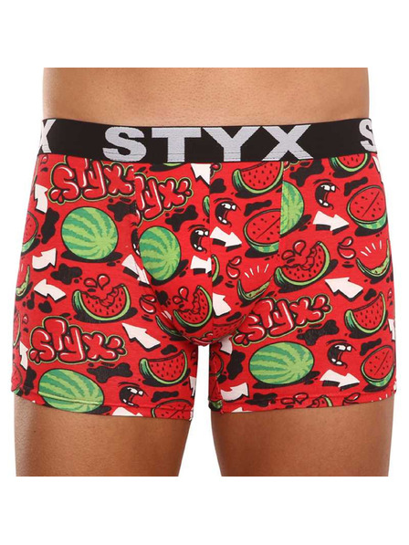 Styx Férfi Styx hosszú művészeti boxeralsó sportos elasztikus görögdinnye