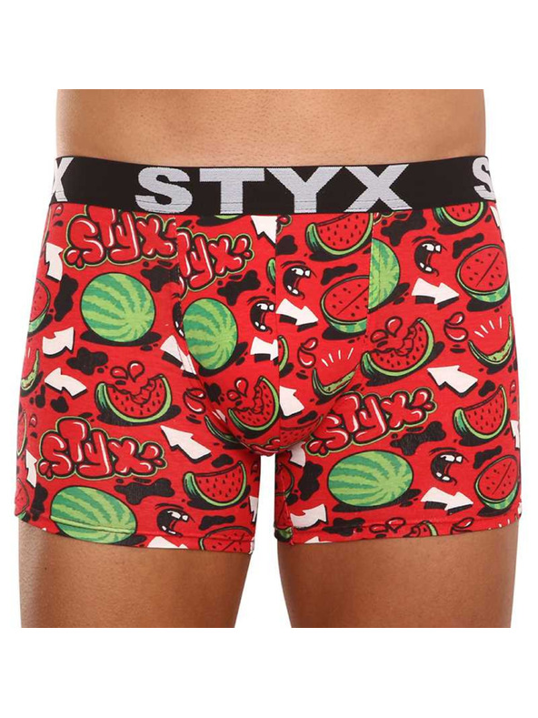 Styx Férfi Styx hosszú művészeti boxeralsó sportos elasztikus görögdinnye