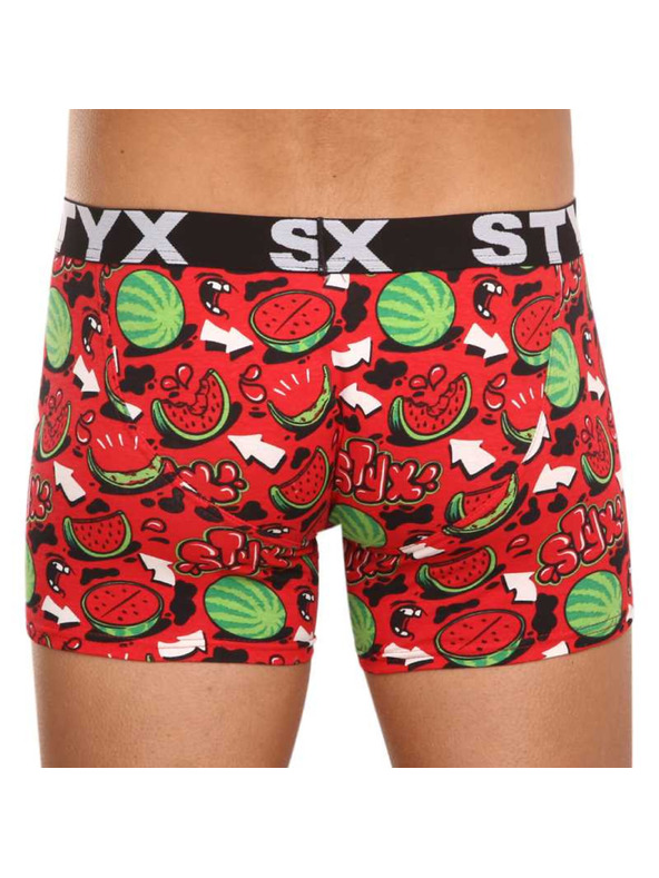 Styx Férfi Styx hosszú művészeti boxeralsó sportos elasztikus görögdinnye