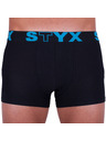 Styx Férfi boxeralsó Styx sportgumi nagyméret fekete