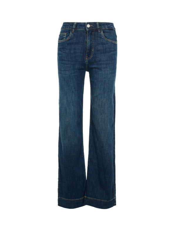 Orsay ORSAY Sötétkék női wide leg farmer