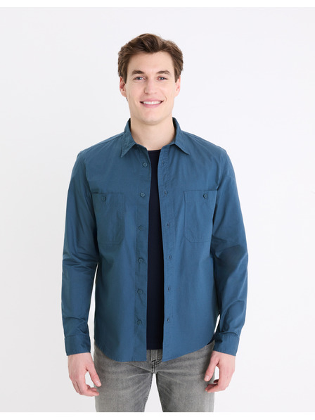 Celio Sötétkék férfi ing Celio Gagusti2