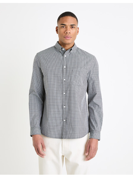 Celio Fekete férfi mintás ing Celio Gaopur