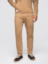 Ombre Clothing Férfi melegítő szett pulóver + regular fit nadrág - teve színű V2 Z120 Ombre Clothing