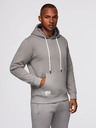 Ombre Clothing Férfi melegítő szett: kapucnis pulóver + regular fit nadrág - szürke V8 Z120 Ombre Clothing