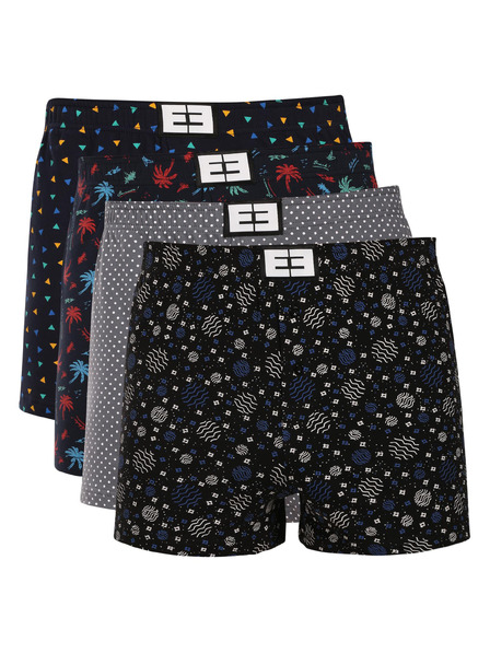 Nedeto Négy darab - Nedeto férfi boxer shorts többszínű