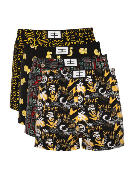 Nedeto Négy darab - Nedeto férfi boxer shorts többszínű