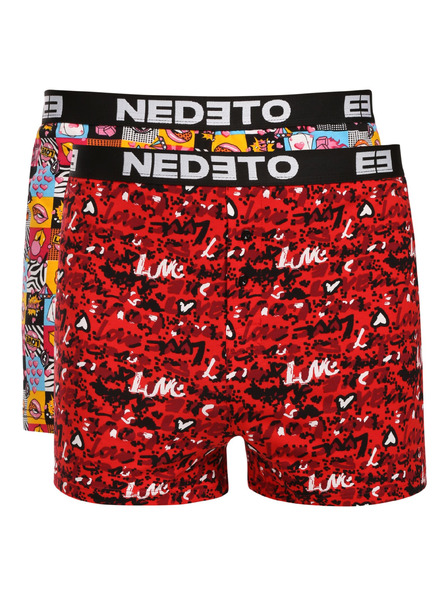 Nedeto Két darabos szett - Nedeto többszínű férfi alsónadrág
