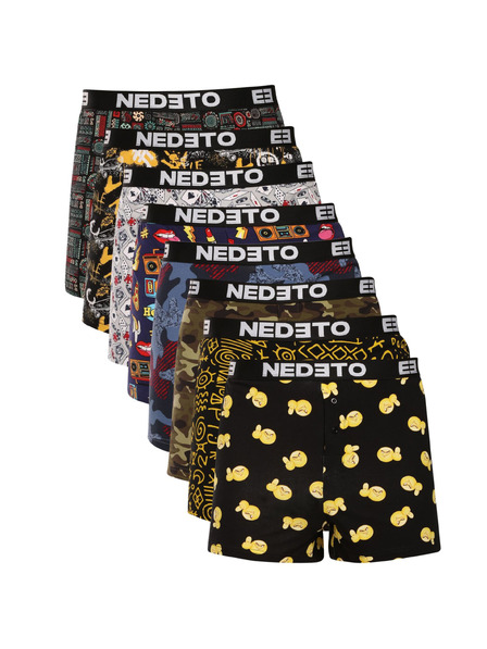 Nedeto Nyolc darab - Nedeto férfi boxer shorts többszínű