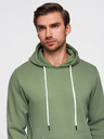 Ombre Clothing Férfi melegítő szett pamutból pulóver + jogger nadrág - zöld V3 Z121 Ombre Clothing