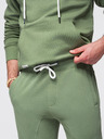 Ombre Clothing Férfi melegítő szett pamutból pulóver + jogger nadrág - zöld V3 Z121 Ombre Clothing