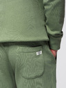 Ombre Clothing Férfi melegítő szett pamutból pulóver + jogger nadrág - zöld V3 Z121 Ombre Clothing