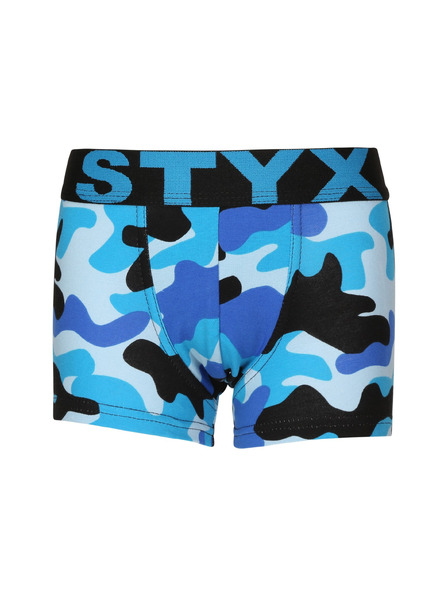 Styx Gyerek boxer Styx art sportgumi álcázás kék