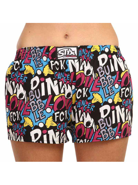 Styx Női boxeralsó Styx art klasszikus gumi Pink Bubble