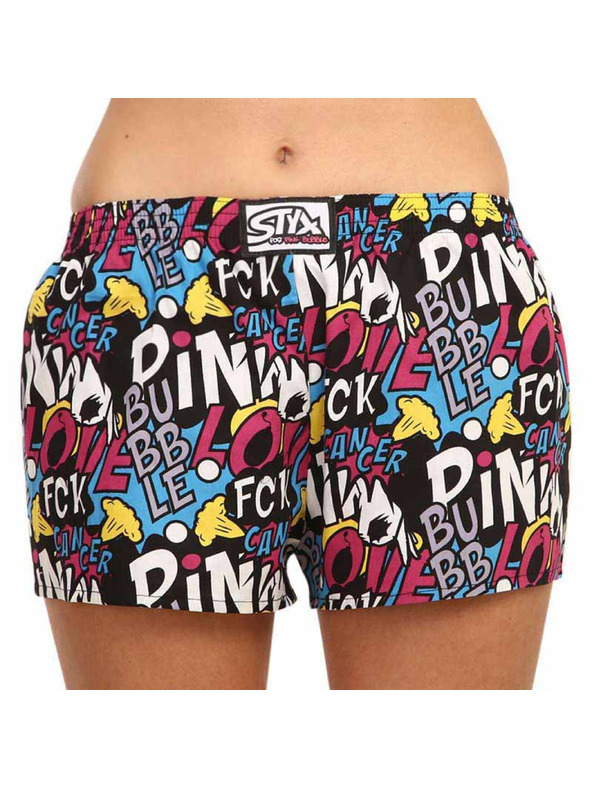 Styx Női boxeralsó Styx art klasszikus gumi Pink Bubble