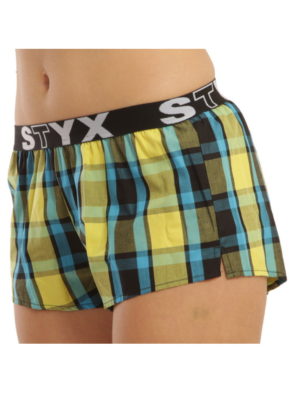 Styx Öt darabos szett - női boxeralsó Styx sportív gumi többszínű