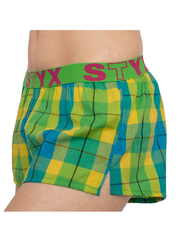 Styx Öt darabos szett - női boxeralsó Styx sportív gumi többszínű