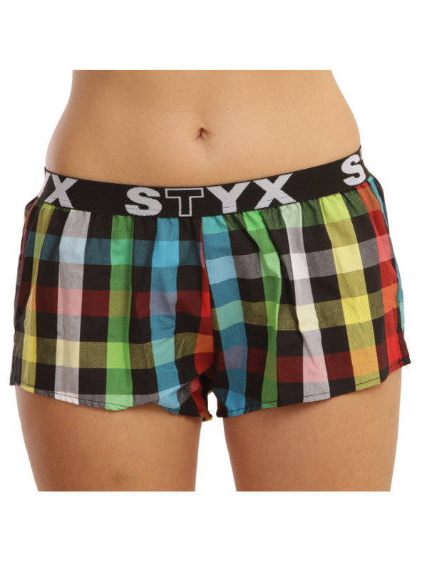 Styx Öt darabos szett - női boxeralsó Styx sportív gumi többszínű