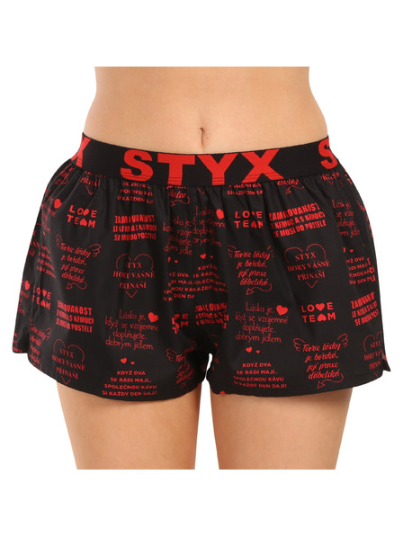 Styx Női boxeralsó Styx art sportív gumi Valentin szövegek