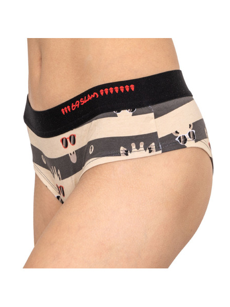 69slam Női alsónadrág 69SLAM boxer bamboo giraffe stripes