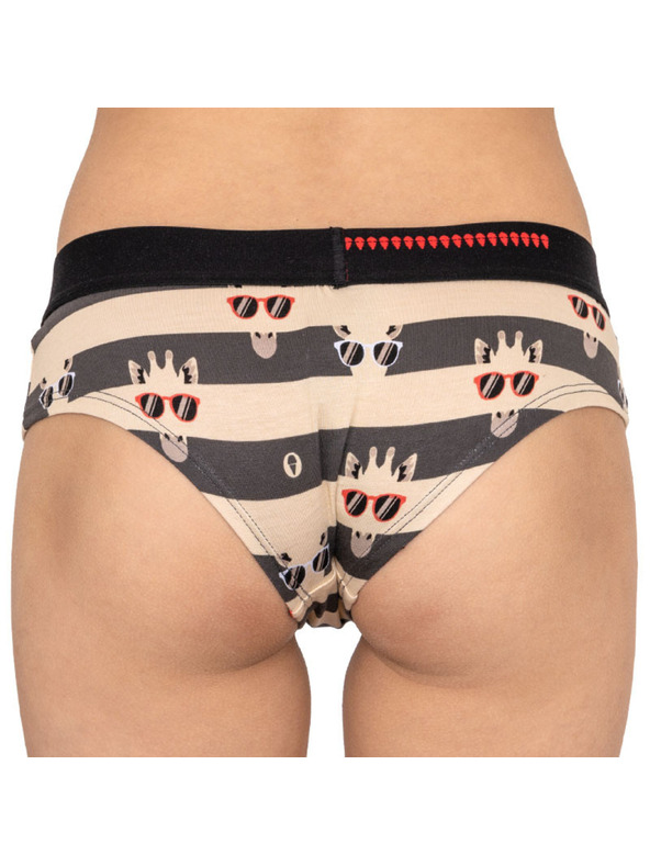 69slam Női alsónadrág 69SLAM boxer bamboo giraffe stripes