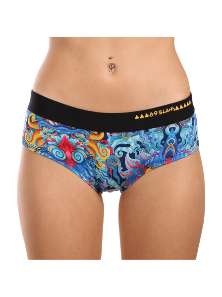 69slam Női boxeralsó 69SLAM BLUE HABITAT