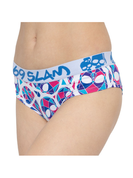69slam Női boxeralsó 69SLAM boxer skullmond white