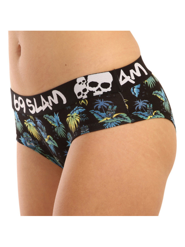 69slam Női boxeralsó 69SLAM bamboo tiki face