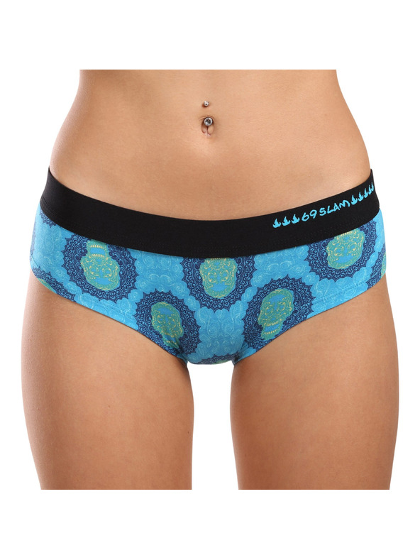 69slam Női boxeralsó 69SLAM bamboo SKULL MANDALA