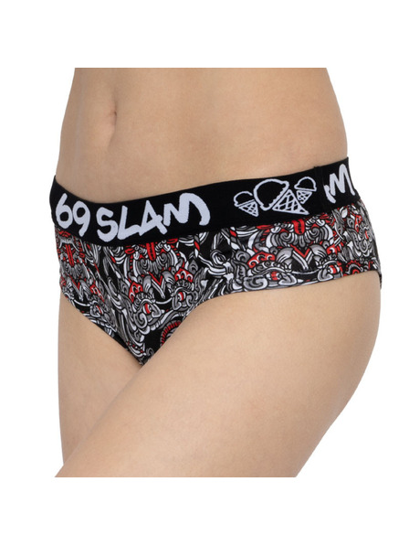 69slam Női boxeralsó 69SLAM boxer bamboo totem mask