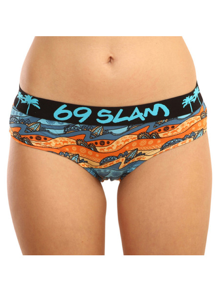69slam Női boxeralsó 69SLAM bamboo ocean lines